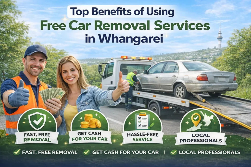 Fast, free car removal in Whangarei