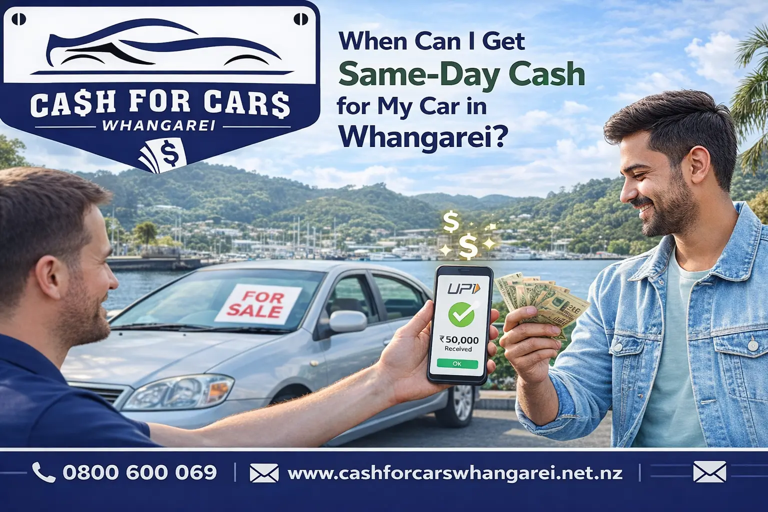 Get Same-Day Cash for My Car in Whangarei